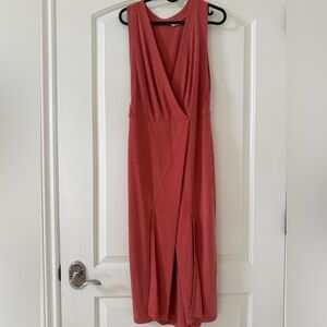 Free People Coral Midi Dress